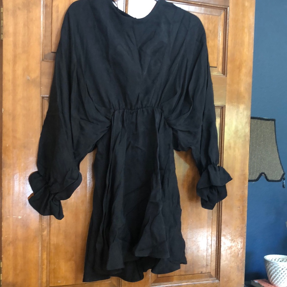 Zara black mini dress